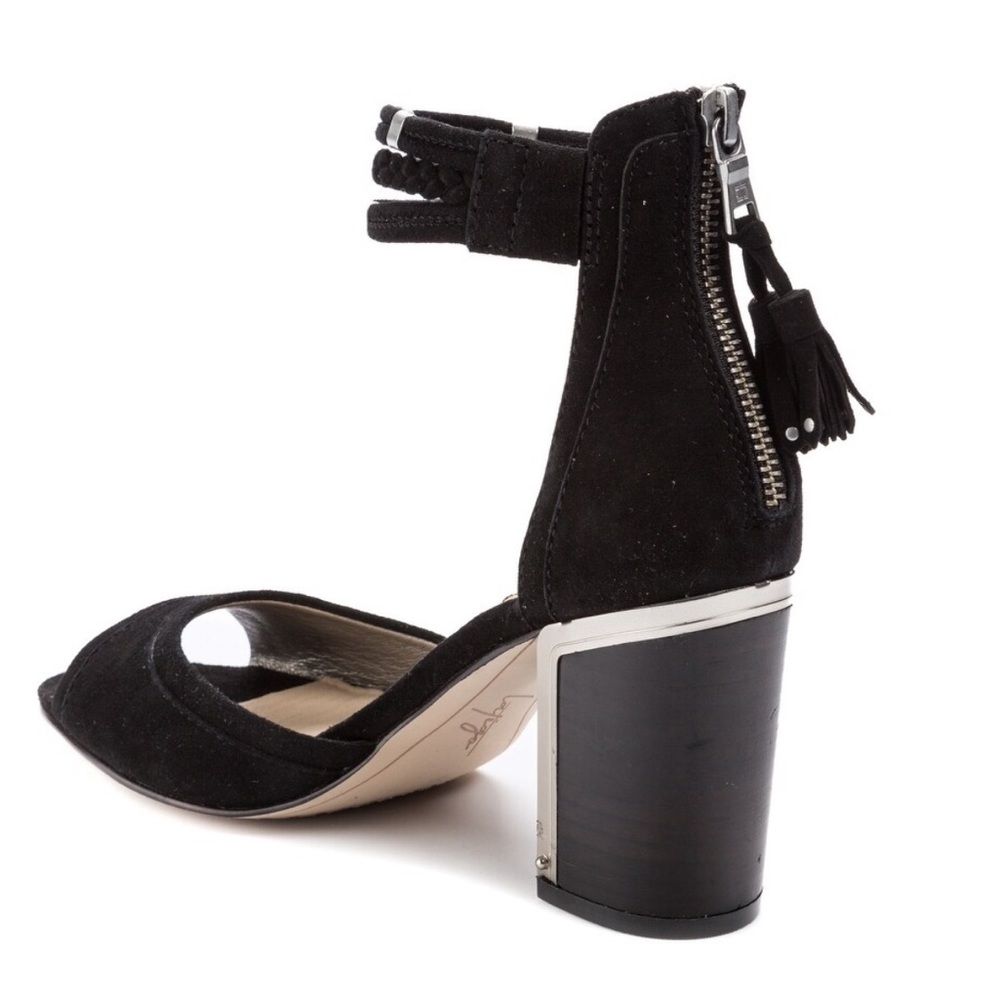 Latigo | Leather Block Heel Sandal with Ankle Strap 🖤 - Picture 8 of 11